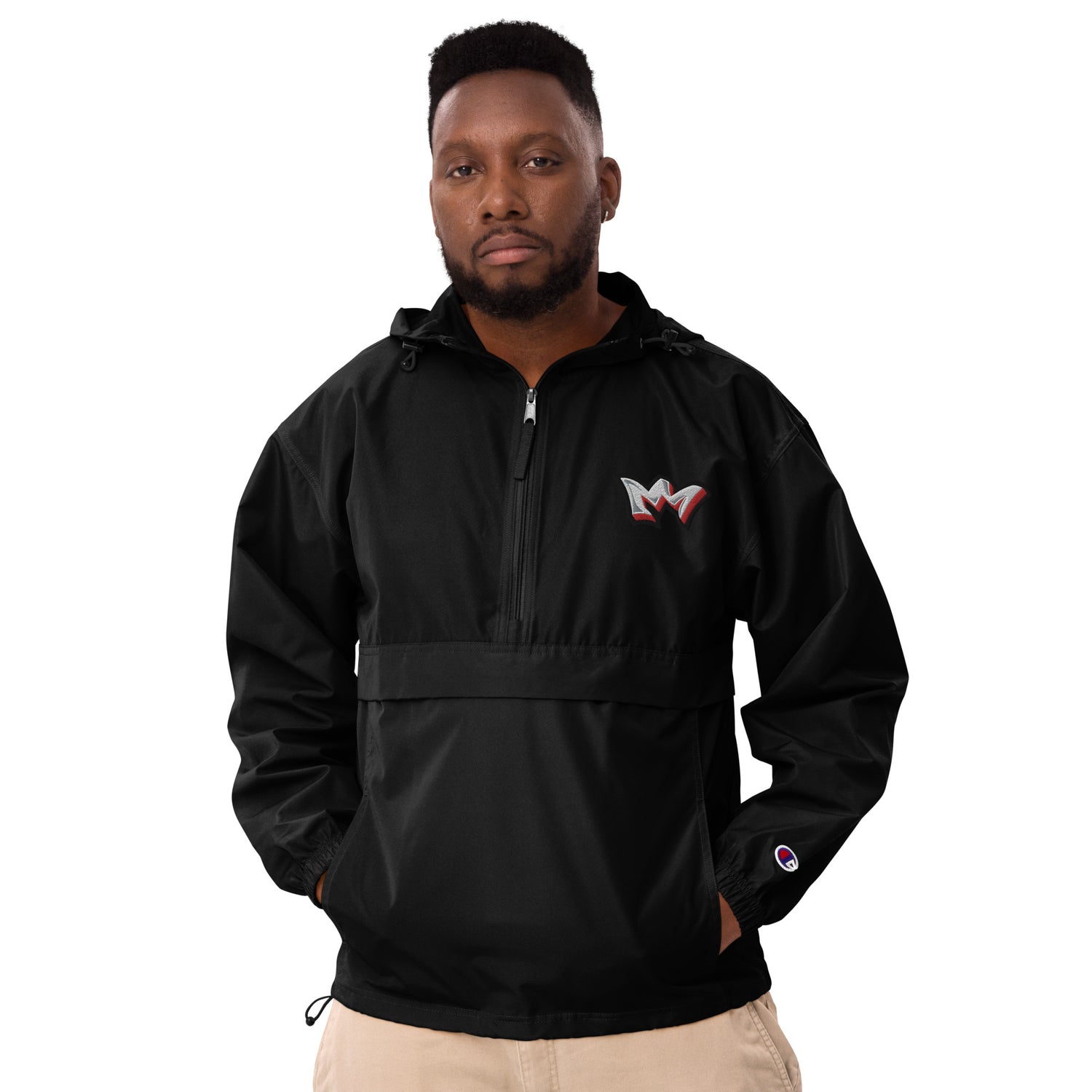 Platinum Crown Embroidered Champion Packable Jacket