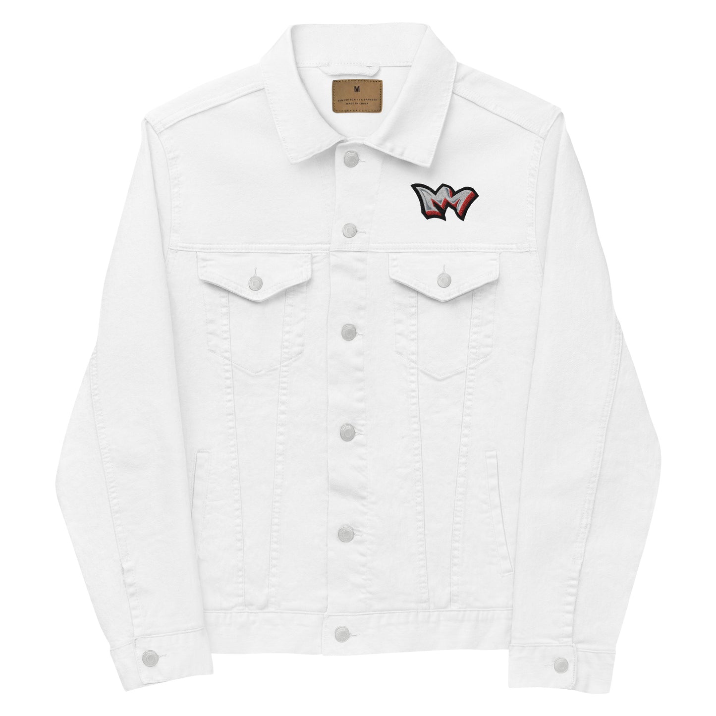 Denim King Leek Platinum Crown Embroidered Jacket