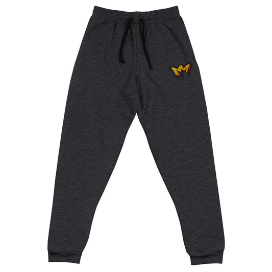 Gold Crown Embroidered Fleece Joggers