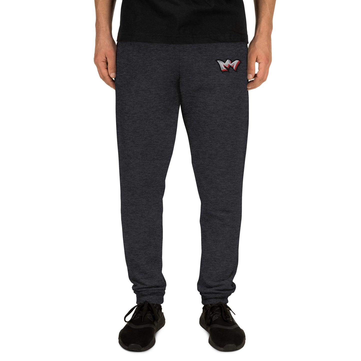 Platinum Crown Embroidered Fleece Joggers