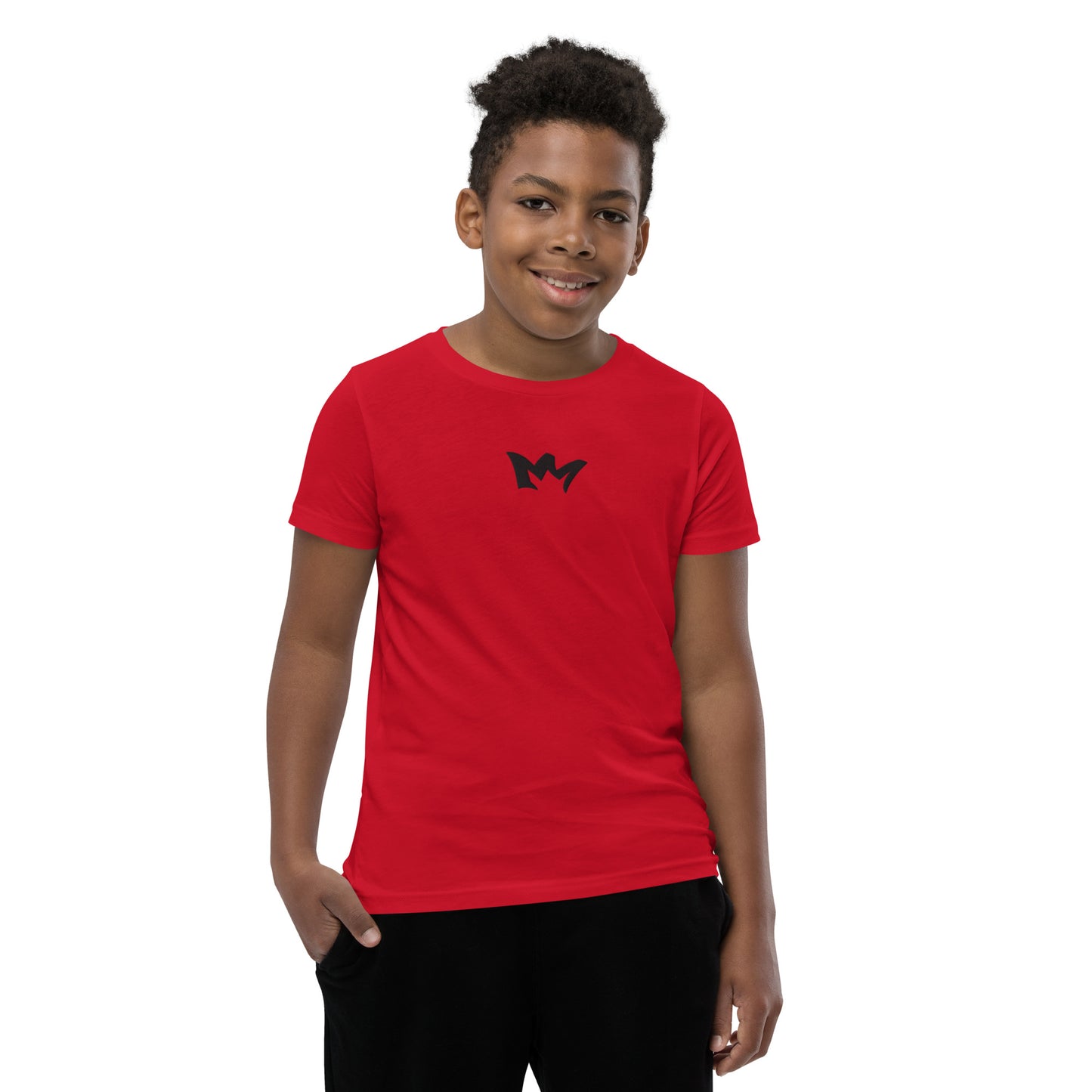 Crown Essentials Embroidered Youth T-Shirt